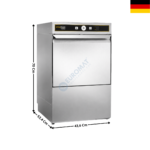 Lave Verre 39x39 - Avec adoucisseur, Sans liquide détergent & Avec Pompe de Vidange | G404S10C+04005256001 | ECOMAX By HOBART
