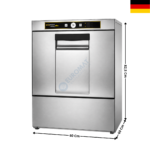 Lave Vaisselle 50x50 - Avec adoucisseur, Avec liquide détergent & Avec Pompe de Vidange + Pompe de Rinçage | F515S11D | ECOMAX By HOBART