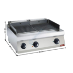 Grillade Electrique Haute Puissance HIGHT POWER - Modèle Double – Gamme 900 | E22GPLP2HP | DIAMOND