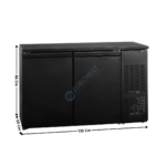 Refroidisseur de Fût 362L. / Capacité 8 Fûts / Portes Pleines | CKC8 | TEFCOLD