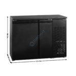 Refroidisseur de Fût 268 L. / Capacité 6 Fûts / Portes Pleines | CKC6 | TEFCOLD