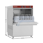 Lave-Verre 35x35 - 220V - Sans adoucisseur avec Doseur de Liquide de Rinçage | DC2026 | DIAMOND
