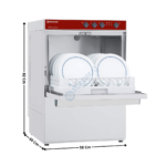 Lave-Vaisselle 50x50 - 400V - Sans adoucisseur avec Doseur de Liquide de Rinçage | DC5026 | DIAMOND