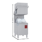 Lave-Vaisselle à Capot 50x50 - 400V - Sans adoucisseur | 01525D6 | DIAMOND