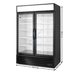 Armoire réfrigérée 1388L. Noir - Positive - Premium Series | GDM49HCTSL01 | TRUE