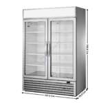 Armoire réfrigérée 1388L. Blanche - Positive - Premium Series | GDM49HCFGD01 | TRUE