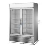 Armoire réfrigérée 1388L. Blanche - Négative - Premium Series | GDM49FHCFGD01 | TRUE