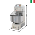 Pétrin 130 Kg. - Cuve & Tête fixe / Digitale - EASYMIX Series | EASY130 | MF ITALY