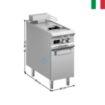 Friteuse 1 x 18 Litres élec & digital DOMINA 900 PRO | FRBE94AD | MBM ITALY