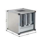 Groupe Filtrant à Charbon Actif - 2500m3/H | DLECO25 | DYNASTEEL