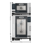 Four Mixte 3 x GN1/1 + 10 x GN1/1 "MIND.Maps™" - Version Electrique | XEVC0311EPRM+XEVC1011EPRM | UNOX