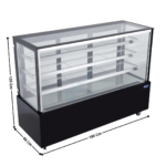 Vitrine de Comptoir 180cm Réfrigérée Panoramique 678 L. - 4 Niveaux | WDG186HF | ATOSA