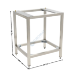 Table Support pour Four Mixte Vapeur 4 - 5 x GN 1/1 | 08500301 | MAXIMA