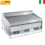 Grillade Vapeur 3 zones / Chargement Eau Manuel - Technologie "Grillvapor"  | GE1207ELTOP+KS01 | ARRIS