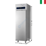 Armoire négative 400x600 EN - 700 L. - 1 porte pleine - Glissières Embouties | DAP700N4 | DALMEC