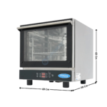Four Mixte à Vapeur - Commandes Numérique - 4 x GN2/3 - ECO Series | 08500201 | MAXIMA