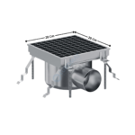 Caniveau de sol 20cm - Economique | 70750120 | COMBISTEEL