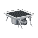 Caniveau de sol 30cm - Economique | 70750100 | COMBISTEEL