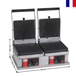 Machine à Panini Double en Fonte - PREMIUM | PPM2 | SOFRACA