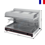 Salamandre Electrique à Tubes Quartz Infrarouge "Sans Préchauffage" - 400V - PRO LINE | 24084R | SOFRACA