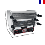 Toasteur Multifonctions "TOAST.O.MATIC®" - 230V - PRO LINE | 110422 | SOFRACA