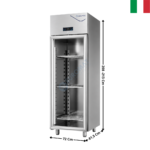 Armoire positive GN2/1 700 L. - 1 porte vitrée | DA700PV4 | DALMEC