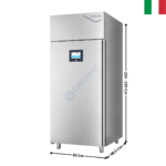 Armoire à Fermentation 600x800 EN - 696 L. - 1 porte pleine - Glissières Embouties | DAF900P4 | DALMEC