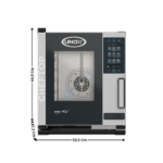 Four Mixte 5 x GN1/1 "MIND.Maps™ COMPACT" - Version Electrique | XECC0513EPRM | UNOX