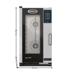 Four Mixte 10 x GN1/1 "MIND.Maps™ COMPACT" - Version Electrique | XECC1013EPRM | UNOX