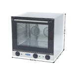Four à Convection avec Grill - 4 Plateaux - Jusqu'à 300°C - ECO Series | 09300417 | MAXIMA