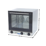 Four à Convection avec Grill et Vapeur - 4 Plateaux - Jusqu'à 300°C - ECO Series | 09300418 | MAXIMA