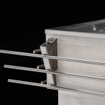 Étagère en Inox avec Cornières pour Buffet 4 x GN1/1 REDFOX | AC-00012256 | REDFOX