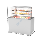 Buffet 130 Cm Cuve Froide Ventilée 150mm / Sans Vitrage / Avec Kit - Série MODULAR | BUF150FVT | SAYL