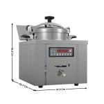Friteuse élec à Pression 12,5 L. à Poser - Série Economique | TP22L | CUISTANCE