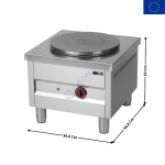 Réchauds électrique sur pieds 5 kW 400 V | ST40E | REDFOX