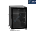 Rafraîchissoir à Caviar 1 Porte Vitrée 92 L. - SUB ZERO | UR90G | TEFCOLD