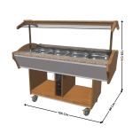 Buffet Centrale Chaud Self-Service - 4 x GN1/1 - ECO LINE | 70770025 | COMBISTEEL