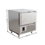 Cellule de refroidissement & congélation - 3 x GN1/1 - 600x400 - ECO Series | BLCA3X1 | TEFCOLD