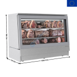 Vitrine de Maturation Dry Aging 138,4 Cm - 470 L. - INOX | VC1400MDA | INFRICO