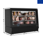 Vitrine de Maturation Dry Aging 138,4 Cm - 470 L. - BLACK | VC1400MDAB | INFRICO