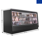 Vitrine de Maturation Dry Aging 210 Cm - 710 L. - BLACK | VC2010MDAB | INFRICO