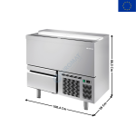 Refroidisseur de Bouteilles Professionnel avec Tiroir(s) - 265 L. | EBC1000II | INFRICO