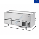 Refroidisseur de Bouteilles Professionnel avec Tiroir(s) - 445 L. | EFP1500II | INFRICO