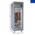 Armoire de Maturation Dry Aging - 1 Porte - 560 L. - INOX | AGB701MDA | INFRICO