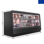 Vitrine de Maturation Dry Aging 138,4 Cm - 470 L. - BLACK | VC1400MDAB | INFRICO