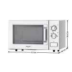 Four Micro-Ondes Professionnel NE-1027 – 1000 W – 22 Litres | 531NE1027 | PANASONIC