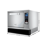 Four à Cuisson Accélérée Professionnel NE-SCV3 – Micro-Ondes, Convection & Grill | 533NESCV3BPQ | PANASONIC