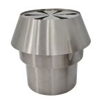 Kit pare-feu + chapeau cheminée inox (CBQ-120) | AC-CFECCX120 | DIAMOND