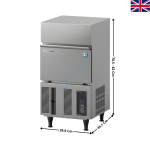 Machine à Glaçons 34Kg / 24H - Taille S - AIR - Série IM | IM30CPES | HOSHIZAKI