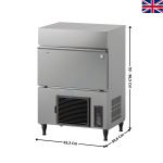 Machine à Glaçons 58Kg / 24H - Taille S - AIR - Série IM | IM65PES | HOSHIZAKI